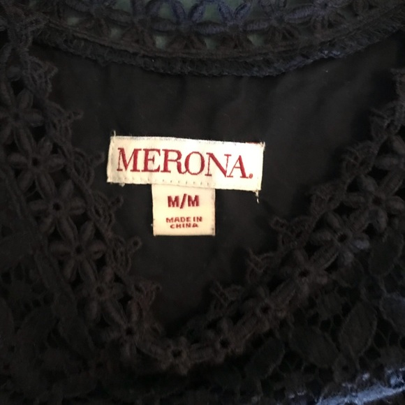 Navy sleeveless top - Picture 3 of 5